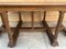 Antique Spanish Carved Church Table or Altar with Wood Stretchers 8