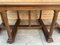 Antique Spanish Carved Church Table or Altar with Wood Stretchers, Image 8