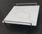 Tavolino da caffè in marmo con base rettangolare in metallo, anni '60, Immagine 3