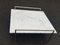 Marble Coffee Table on Rectangular Metal Base, 1960s 2