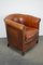 Vintage Dutch Cognac Leather Club Chair, Image 9