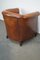 Vintage Dutch Cognac Leather Club Chair 12