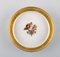 Dessous de Verre Royal Copenhagen en Porcelaine avec Bordure Dorée, Set de 8 3