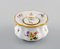 Meissen Tintenfass aus handbemaltem Porzellan mit floralen Motiven, 19. Jh 2