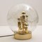 Moderne Stehlampe aus Glas & Messing von Doria Leuchten, 1950er 7