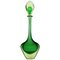 Large Uranium Glass Sommerso Carafe by Mario Pinzoni for Serguso, 1950s 1