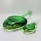 Large Uranium Glass Sommerso Carafe by Mario Pinzoni for Serguso, 1950s 4