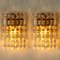 Gilt Brass, Metal & Crystal Glass Sconces Wall Lights from Kinkeldey, 1960s, Set of 2 8