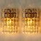 Gilt Brass, Metal & Crystal Glass Sconces Wall Lights from Kinkeldey, 1960s, Set of 2, Image 8