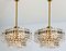 Gilt Brass, Metal & Crystal Glass Sconces Wall Lights from Kinkeldey, 1960s, Set of 2, Image 19