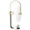 Brass Universe Table Lamp Square in Circle, Image 1