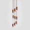 Lamp One 9-light Chandelier in Walnut by Formaminima 3