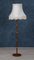 Lámpara de pie danesa Mid-Century de palisandro y latón, años 60, Imagen 1