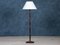 Mid-Century Danish Rosewood & Brass Floor Lamp, 1960s 1