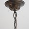 Art Nouveau 3-Flame Ceiling Lamp, 1920s 3