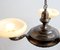 Art Nouveau 3-Flame Ceiling Lamp, 1920s 12