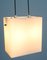Opal Glass Cubic Ceiling Lamp, 1960s 8