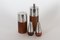 Vintage Danish Rosewood Salt & Pepper Set, 1960s, Set of 4, Image 4