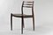 Fully Restored Rosewood Dining Chairs by Niels Otto Møller for J.L. Møllers, 1950s, Set of 10, Image 5