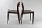 Fully Restored Rosewood Dining Chairs by Niels Otto Møller for J.L. Møllers, 1950s, Set of 10, Image 8
