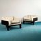 Rosewood & Leather Model Oriolo Lounge Chairs by Claudio Salocchi for Luigi Sormani, 1970s, Set of 2, Image 1