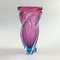 Verdrehte Mid-Century Vase aus Muranoglas 3