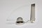 Postmodern Halogen Glass and Stainless Steel Sconce, 1990s 2