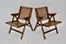 Mid-Century Slovenian Folding Armchairs by Niko Kralj, 1952, Set of 2 2