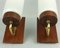 Skandinavische Vintage Teak und Opal Wandlampen, 1960er, 2er Set 6