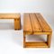 Swedish Solid Pine Benches by Roland Wilhelmsson, 1960s, Set of 2 9