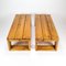 Swedish Solid Pine Benches by Roland Wilhelmsson, 1960s, Set of 2 1
