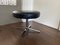 Vintage Modernist Chrome and Leather Stool Ottoman, 1970s 7