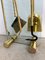 Italian Brass and Glass Fireplace Tools, 1970s, Image 3