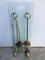 Italian Brass and Glass Fireplace Tools, 1970s 9