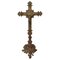Late-19th Century French Crucifix on Pedestal, Image 1