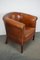 Vintage Dutch Cognac Leather Club Chair, Image 8