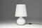 White Glass Double Light Table Lamp by Max Ingrand, 1953 4