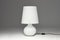 White Glass Double Light Table Lamp by Max Ingrand, 1953, Image 4