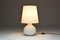 White Glass Double Light Table Lamp by Max Ingrand, 1953, Image 3