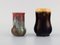 Vases and Bowl in Glazed Ceramic by Michael Andersen, Denmark, 1950s, Set of 4 3