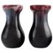 Glasierte Vasen aus Glasierter Keramik von Michael Andersen, Dänemark, 1950er, 2er Set 1