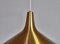 Danish Modern Brass Fusijamaa Pendant Lamp by Th. Valentiner, Copenhagen, 1950s, Image 10