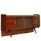 Walnut Sideboard with Showcase by Paolo Buffa for Palazzi del Mobile, 1940s 3