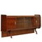 Walnut Sideboard with Showcase by Paolo Buffa for Palazzi del Mobile, 1940s, Image 3