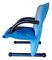 T-Line Blue Lounge Chair by Burkhard Vogtherr for Arflex, 1980s 2