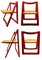 Trieste Dining Chairs by Aldo Jacober for Bazzani, 1966, Set of 4 1