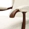 Armchairs in Ivory White Fabric from Framar, 1950s, Set of 2, Image 12