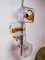 Lámpara de techo vintage con cuatro luces de Toni Zucchari para Veart, Imagen 11