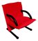 T-Line Red Lounge Chair by Burkhard Vogtherr for Arflex, 1980s 2