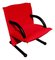 T-Line Red Lounge Chair by Burkhard Vogtherr for Arflex, 1980s, Image 2